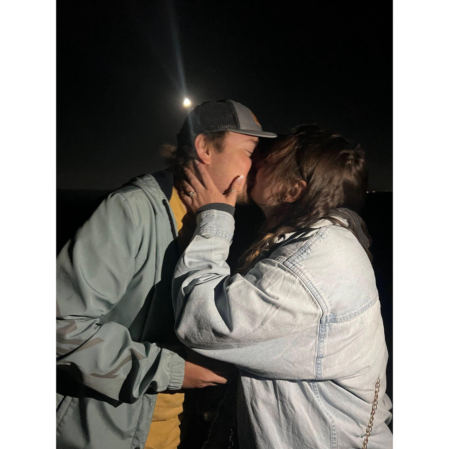 He proposed on my birthday under the blue super moon!!