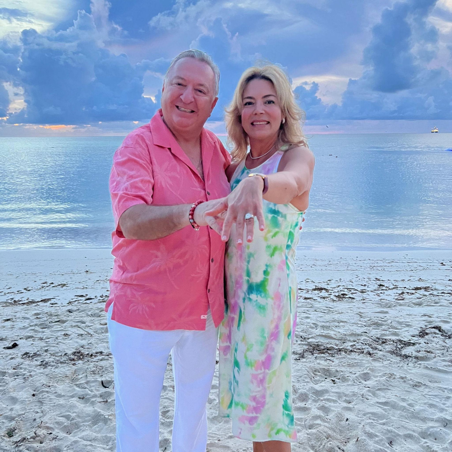 Danielle and Tony get engaged in Aruba