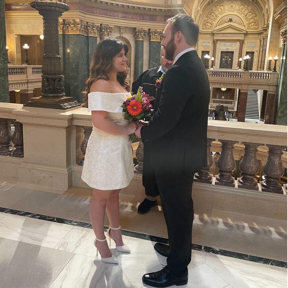 When we said I do!