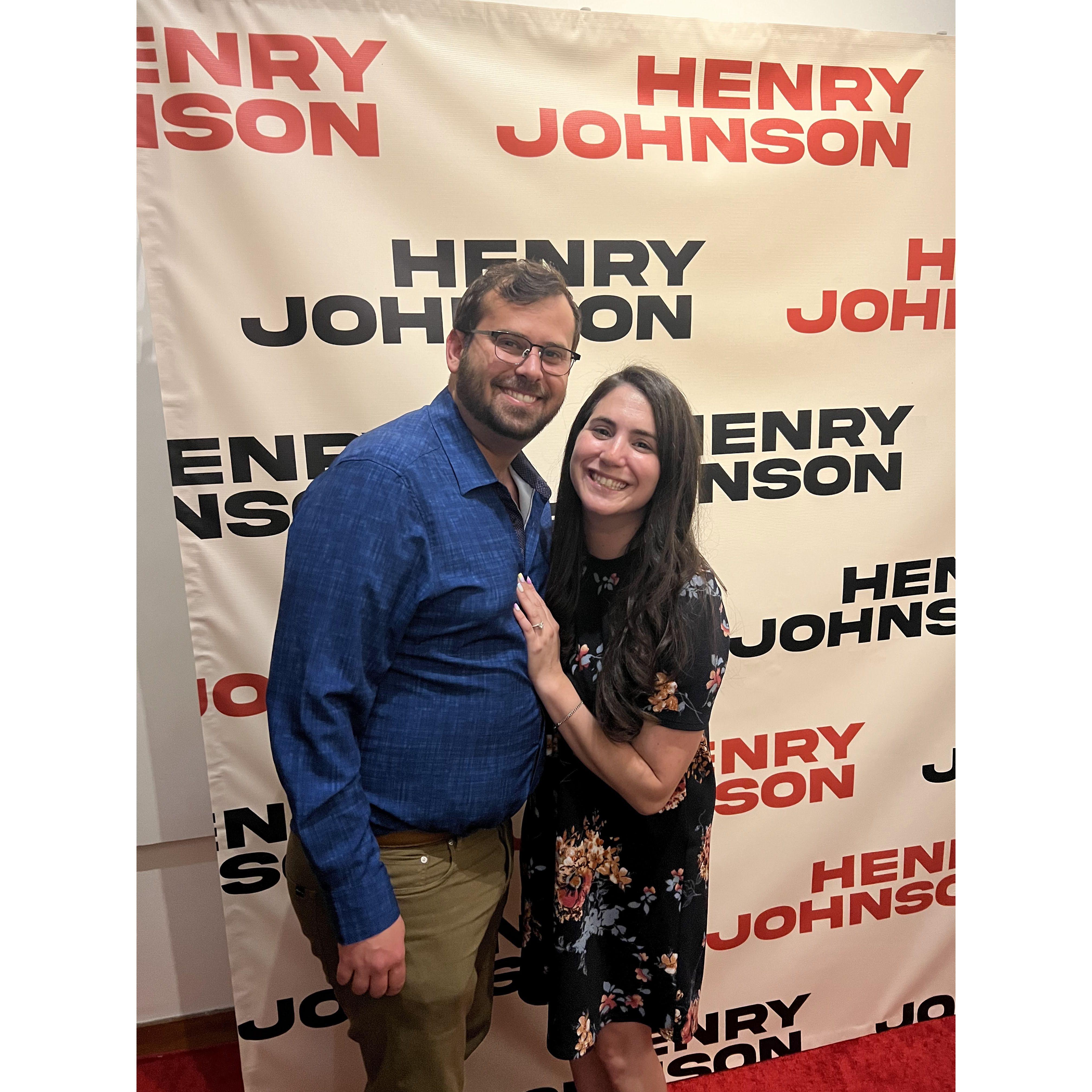 Sometimes we dress up and enjoy a cultured night on the town