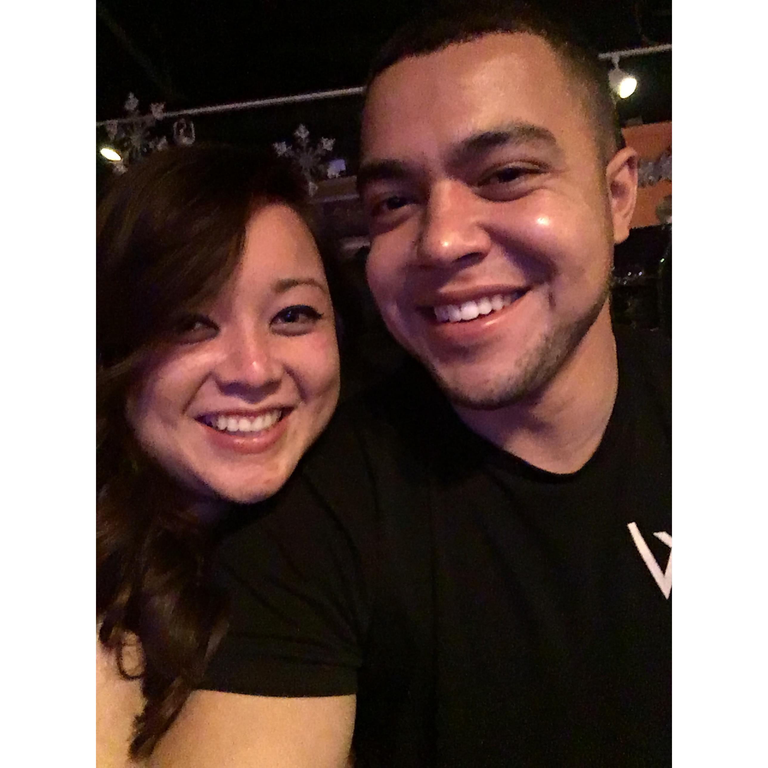 Date night in 2018 at a jazz club!