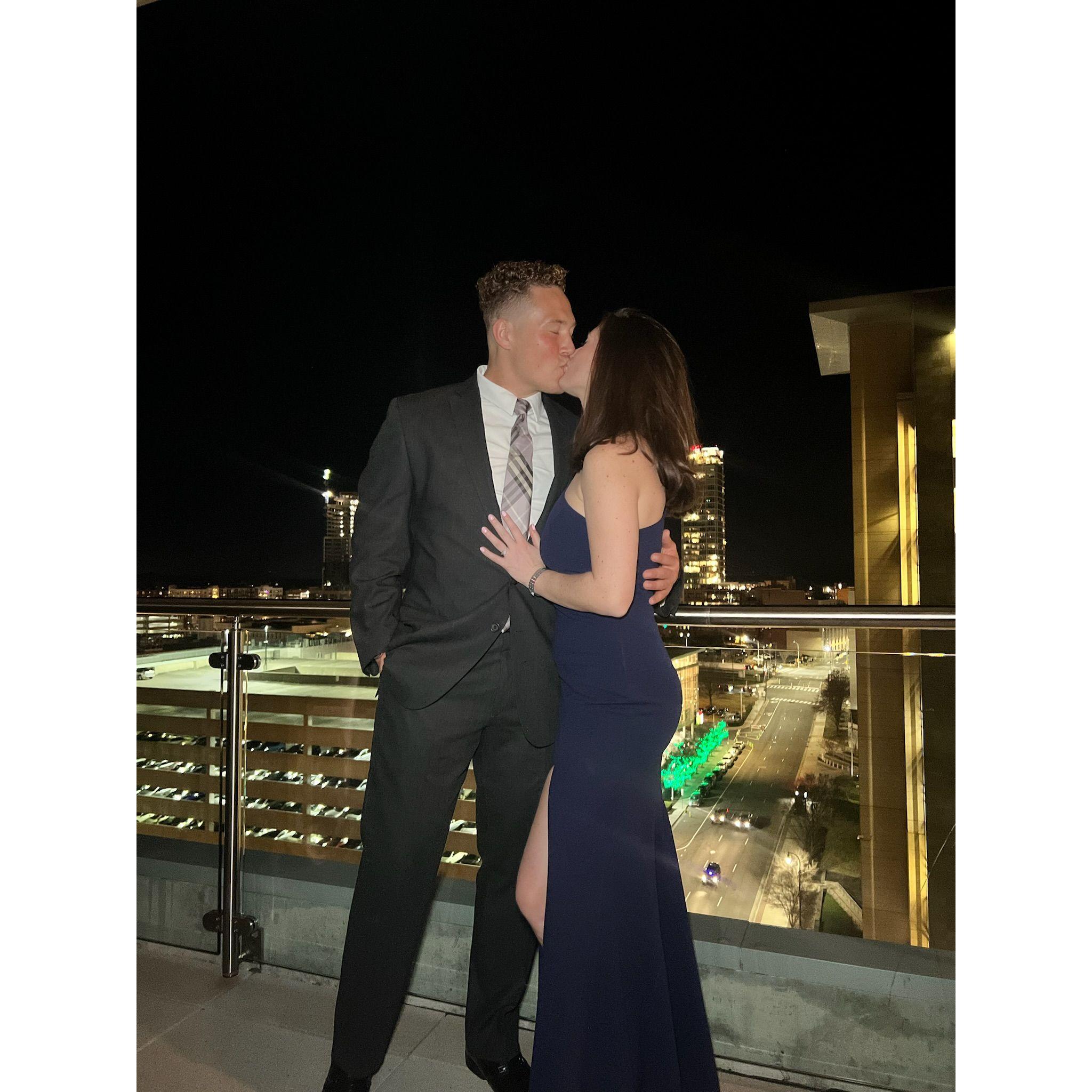Law school prom in Durham! Not picture: Alicia, Allison's second date :)