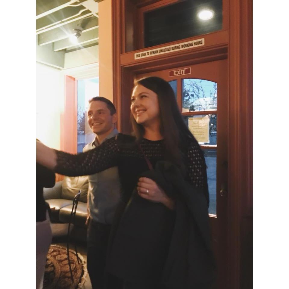 Right after the proposal