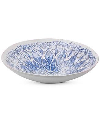 Daniela Blue Vegetable Bowl