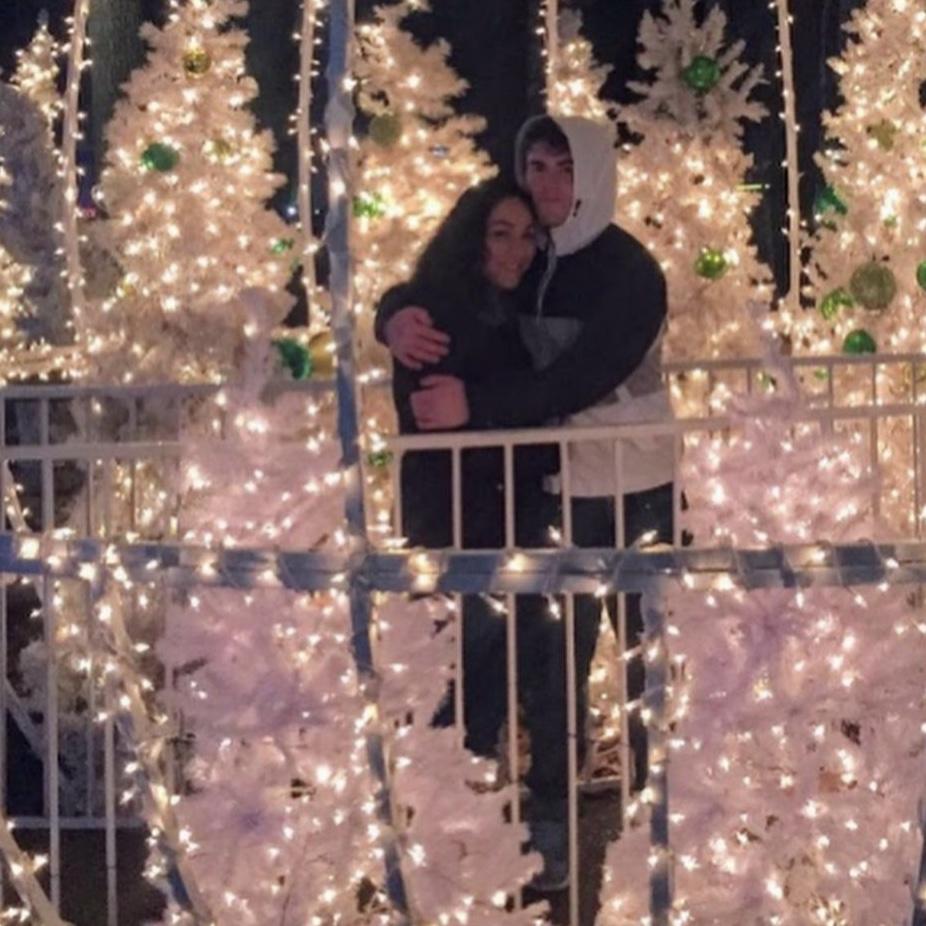 Brianna and Dechlyn’s second date to Zoo Lights and the night of their first kiss