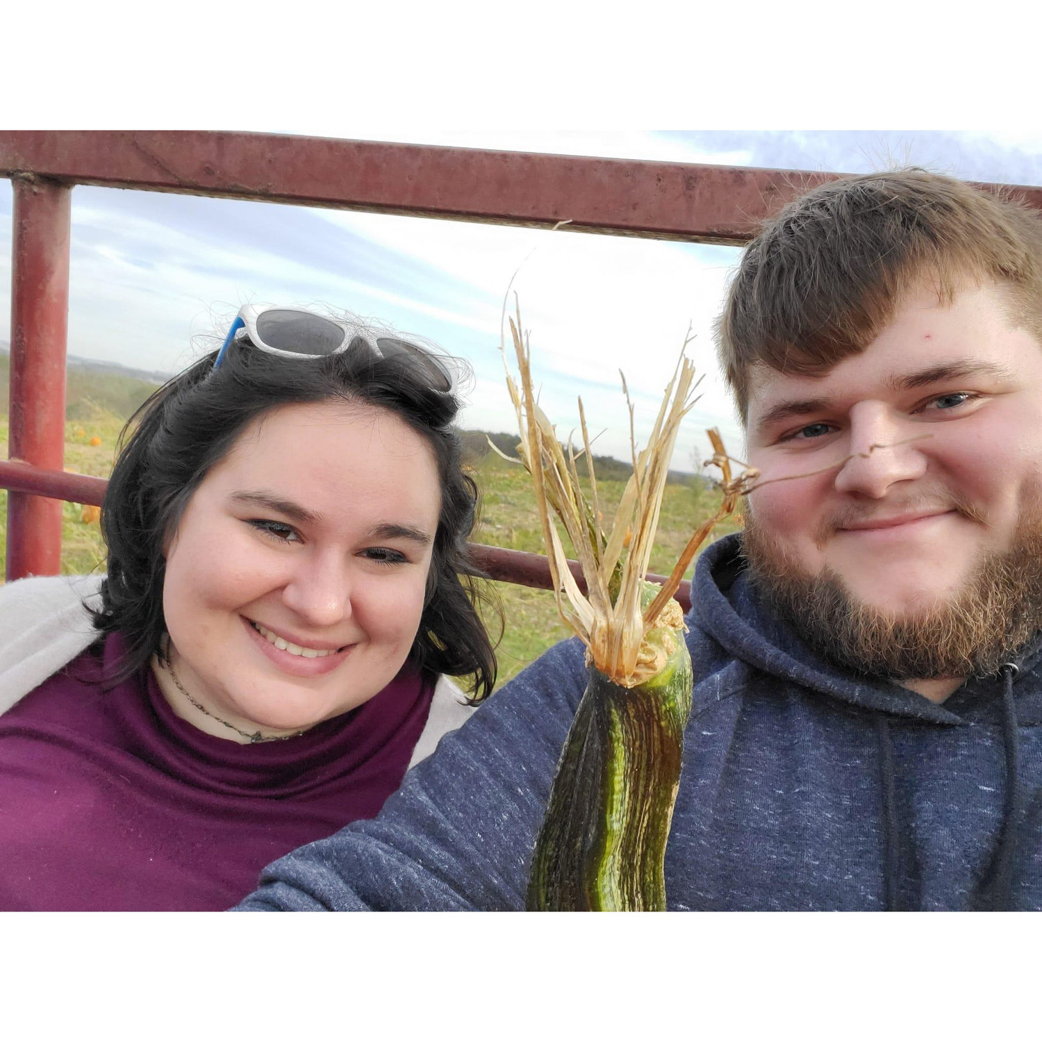 October 2019 - Obligatory pumpkin patch hay ride for fall festivities (our favorite season).