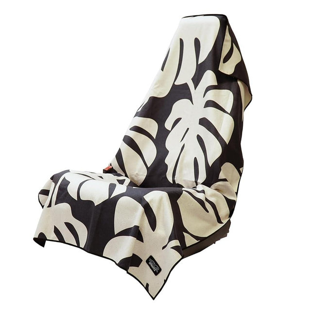 Sprints Athletic Running Towel, Full-Sized, Car Seat Cover - Performance Microfiber (Monstera of Race's Past)