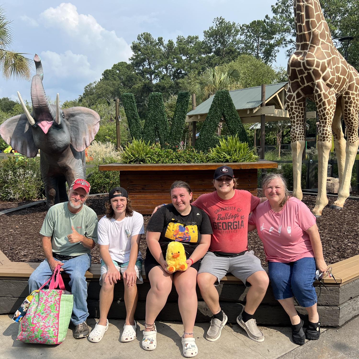 Mike and T take Mateo to Wild Adventures with Mom and Dad!