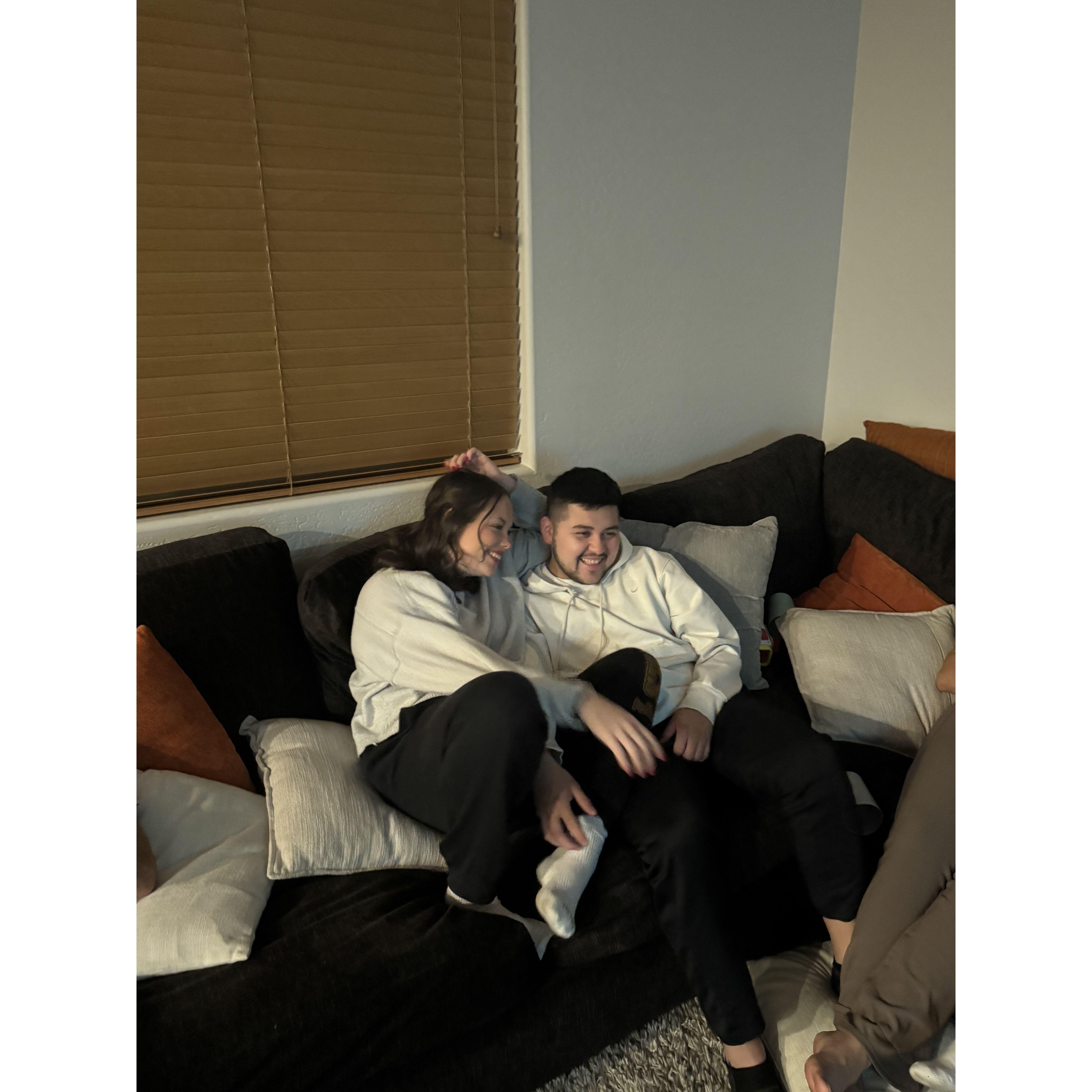 A candid pic of us on our Thanksgiving trip in November 2024.