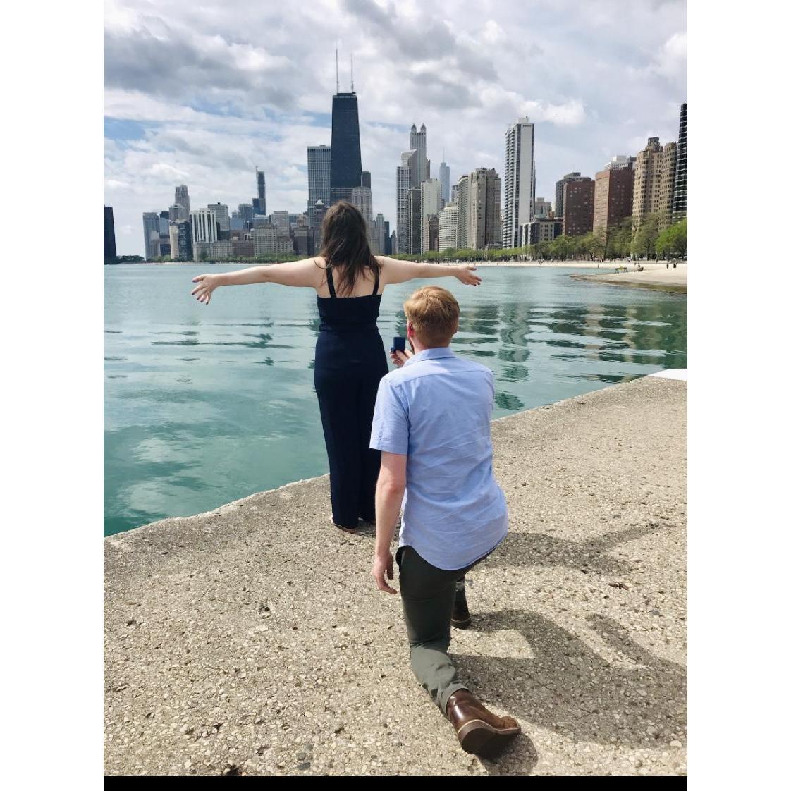 Popping the question!