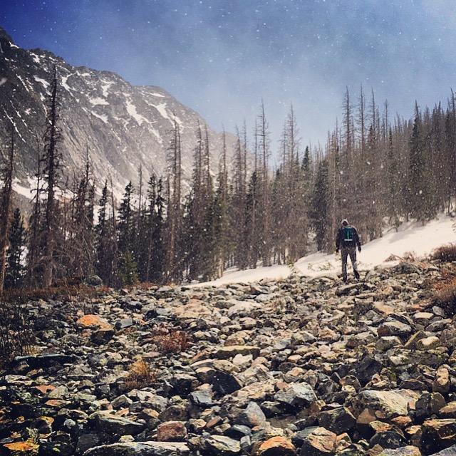 You could say it was a chilly hike.