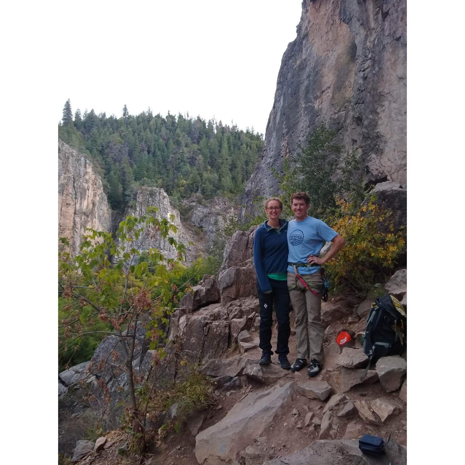 Climbing at Rifle