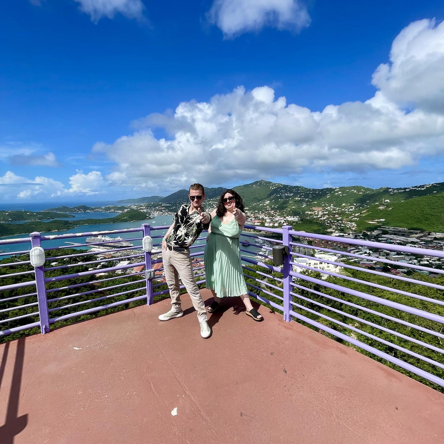 Clayman and Alanna’s first time out of the country together