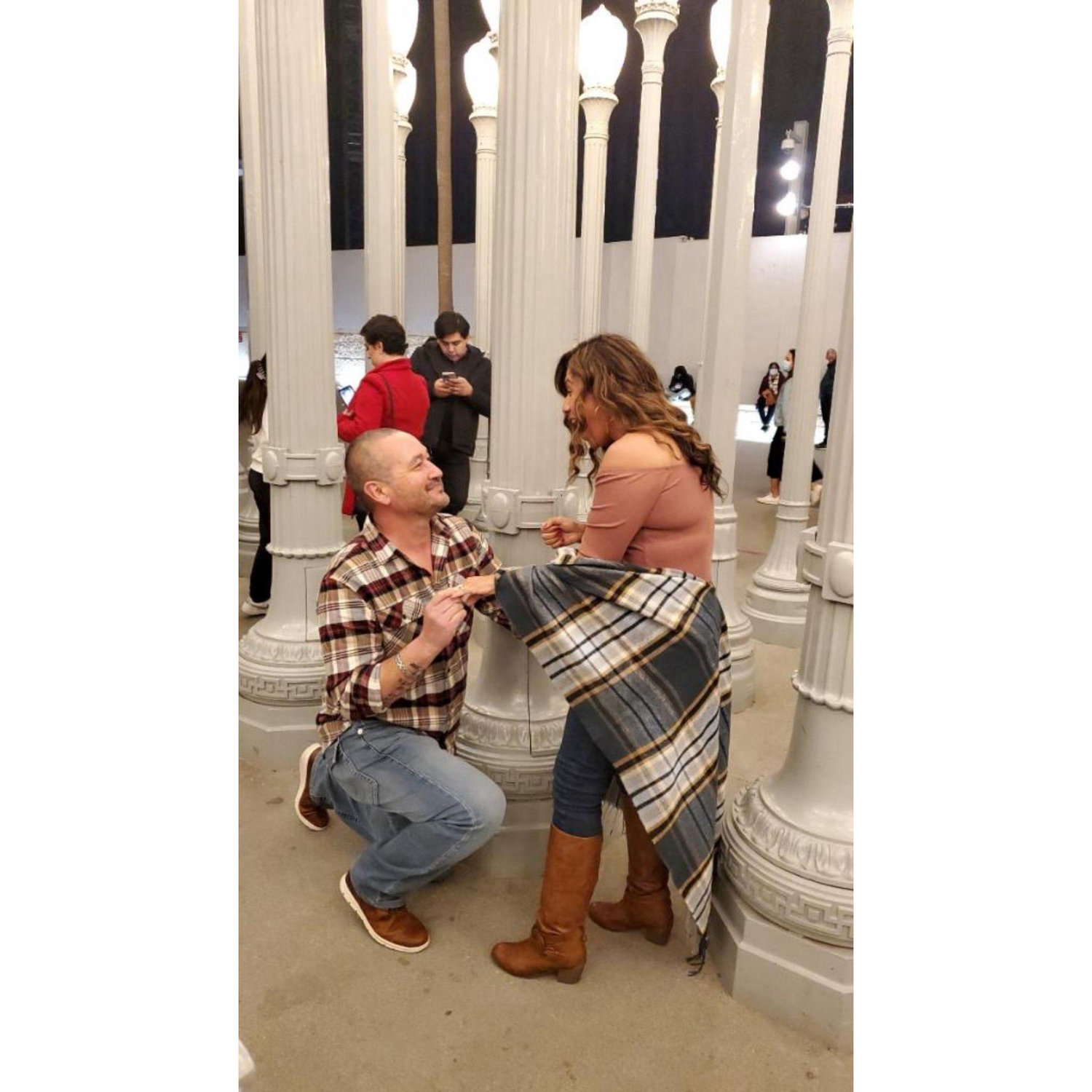 She said YES!!!!!!!