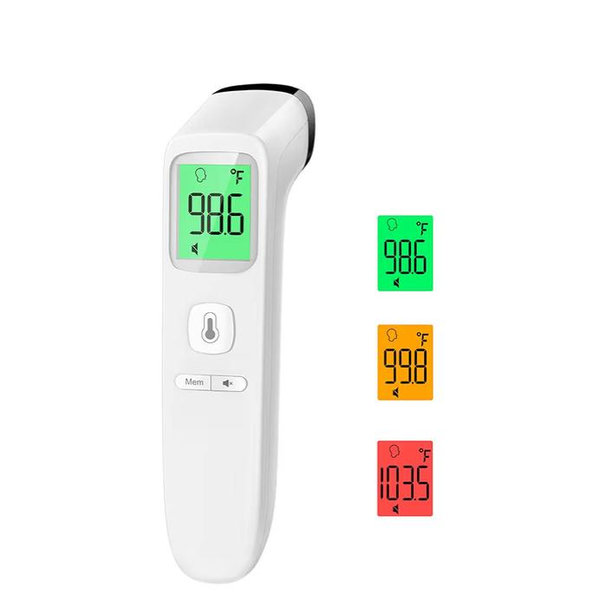 Thermometer for Adults and Kids, Digital Forehead Thermometer with Fever Alarm, Silent Mode & 35-Set Memory, Object 2 in 1 Mode