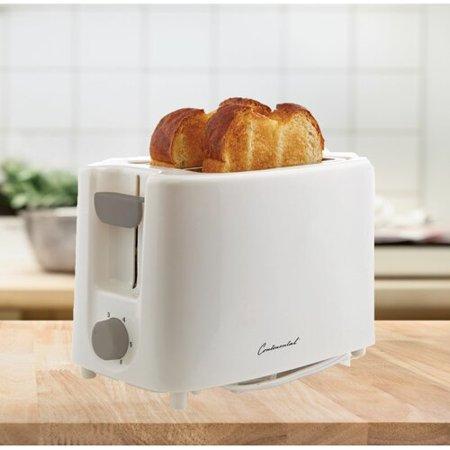 Continental Electric 2 Slice Wide Cool Touch Toaster, 1 Each