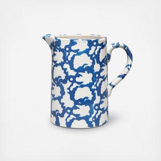 Spongeware Smoke Ring Small Pitcher