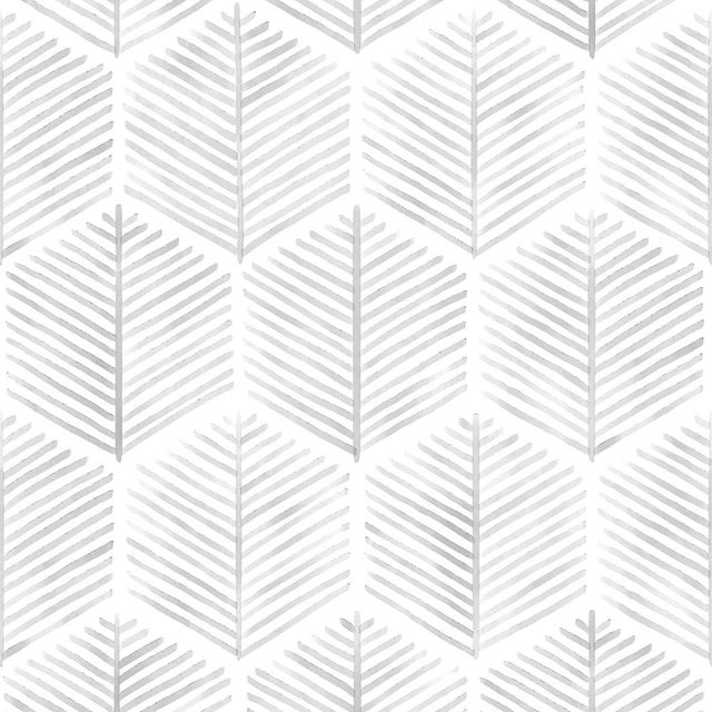 MelunMer Grey Modern Peel and Stick Wallpaper Boho Removable Self Adhesive 787''L 17.3''W Wallpaper for Bedroom/Bathroom Waterproof Contact Paper for Cabinets/Drawers Geometric Contact Paper Gray