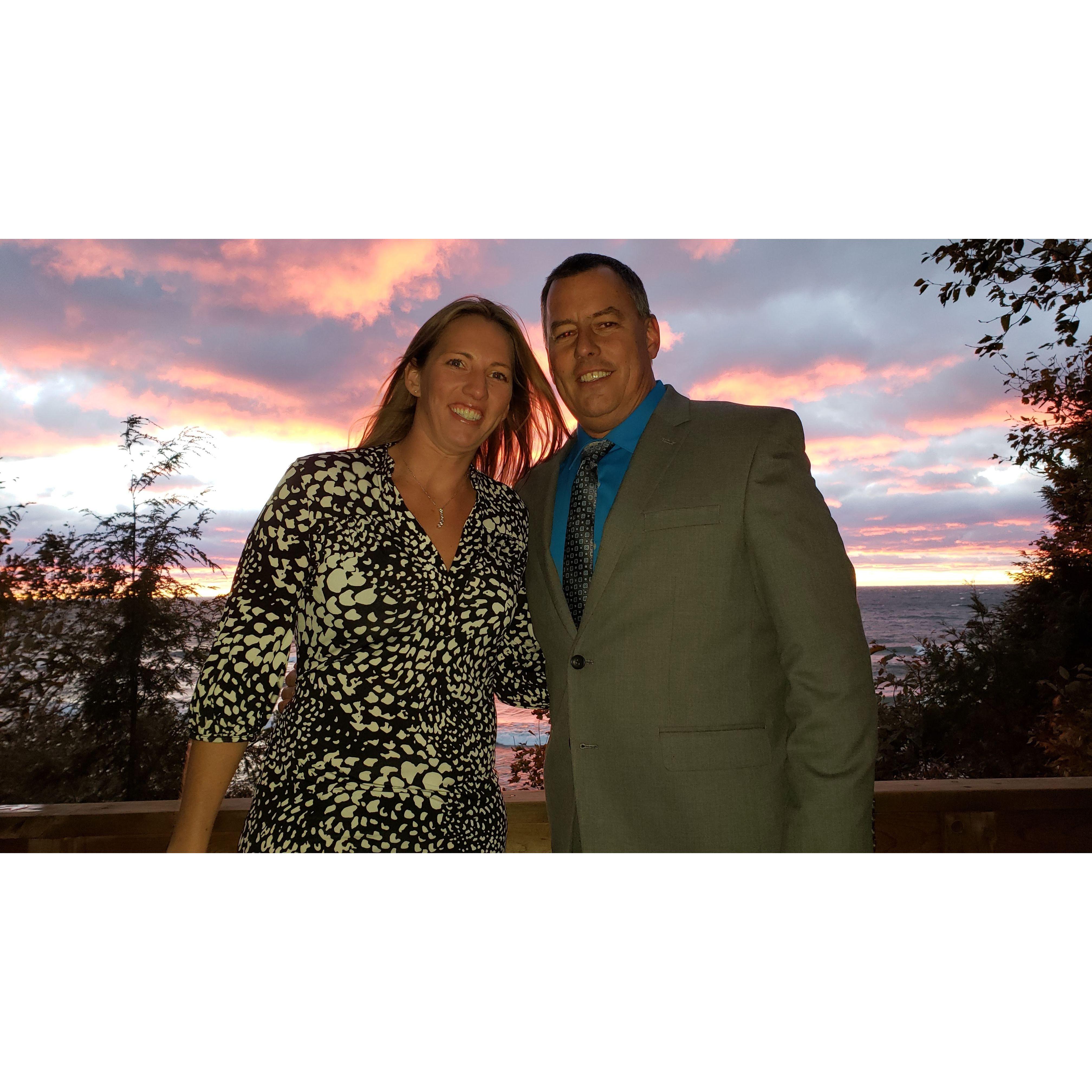 At Nic & Wendy's wedding!