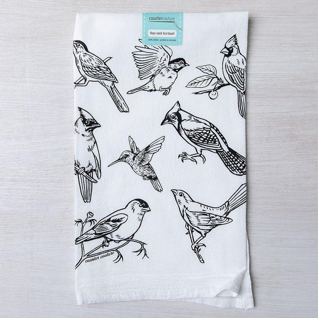 Birds Tea Towel, Set of 2