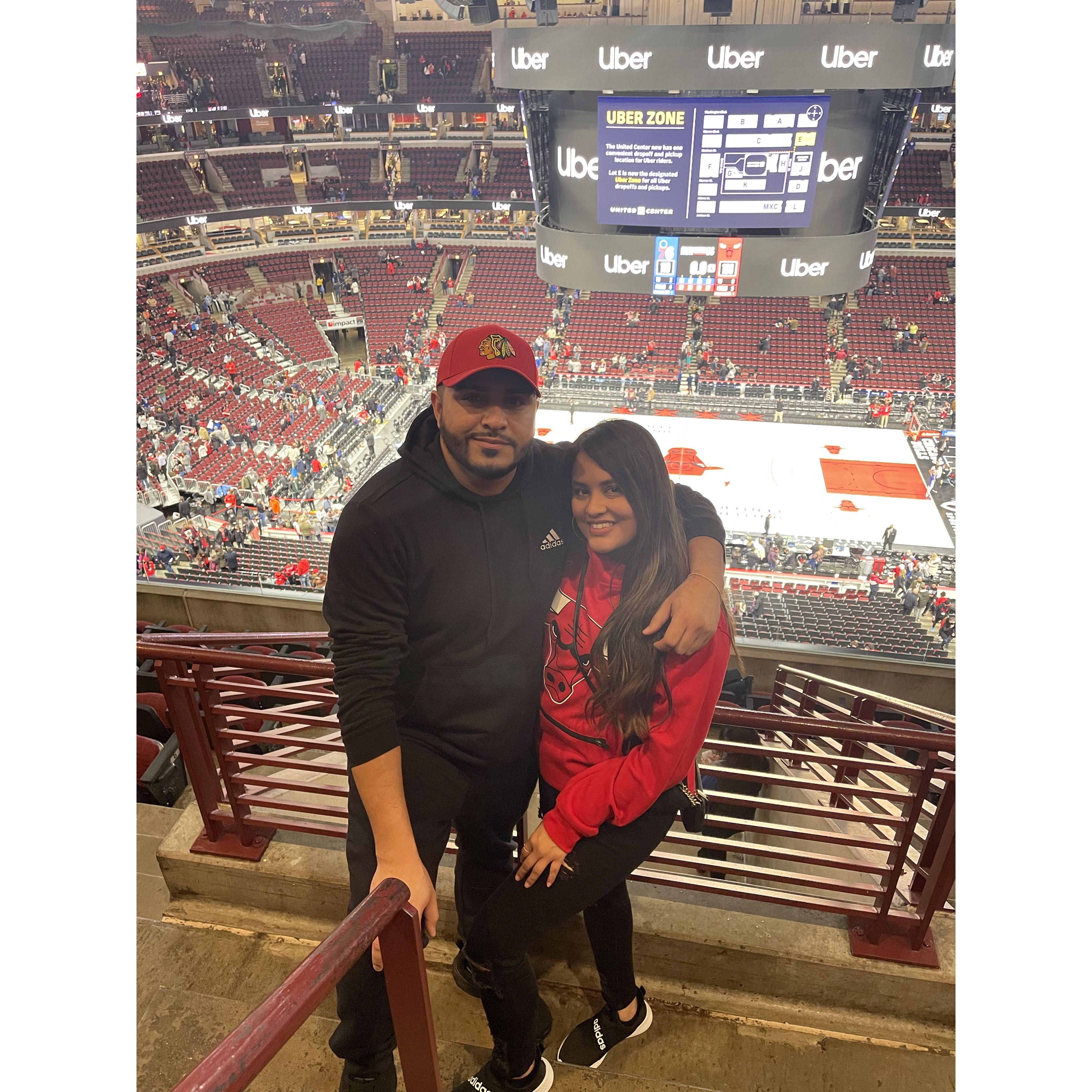 Supporting our Chicago Bulls!