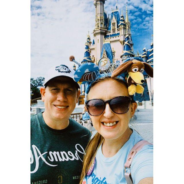 Celebrating our engagement in Disney!