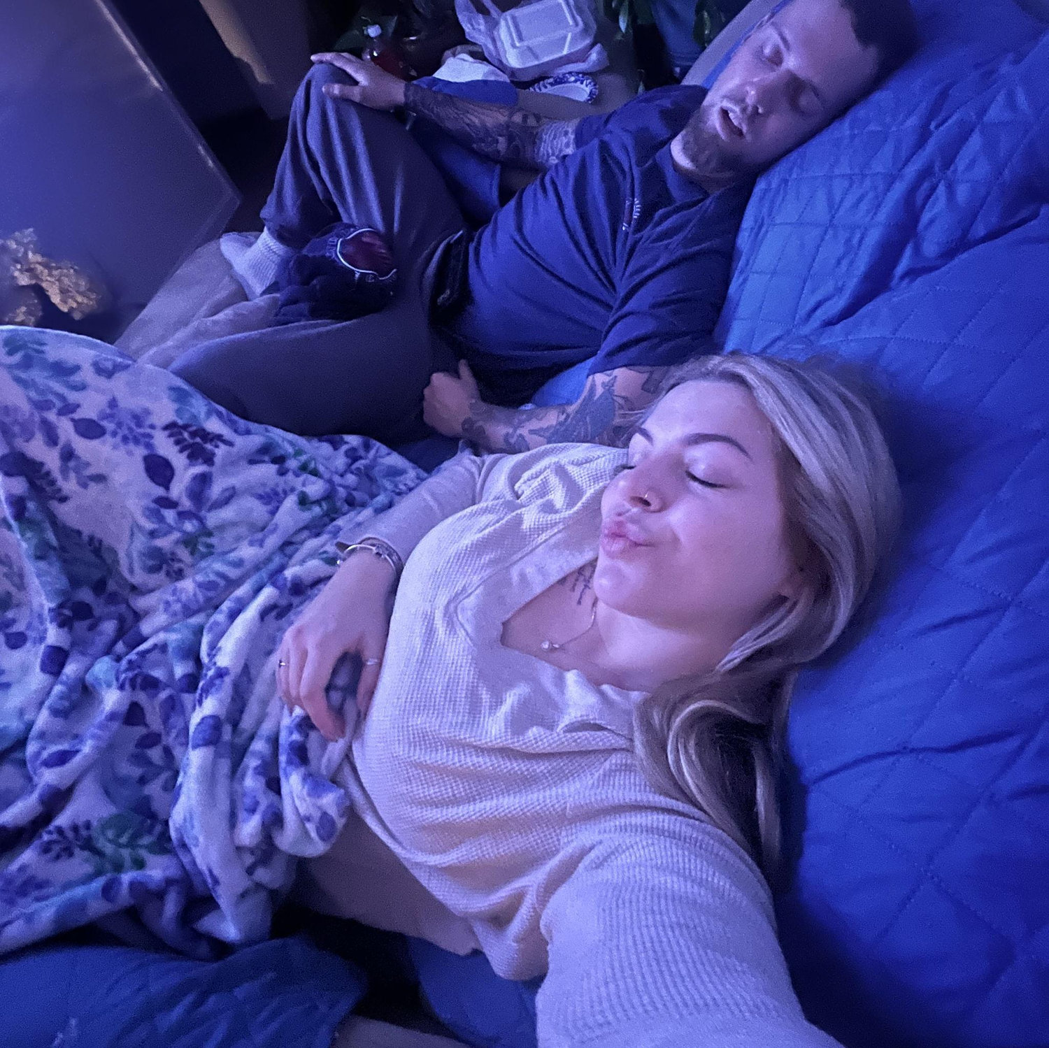 Lots of time spent together—naps, late-night talks, and cheering each other on from the very start.