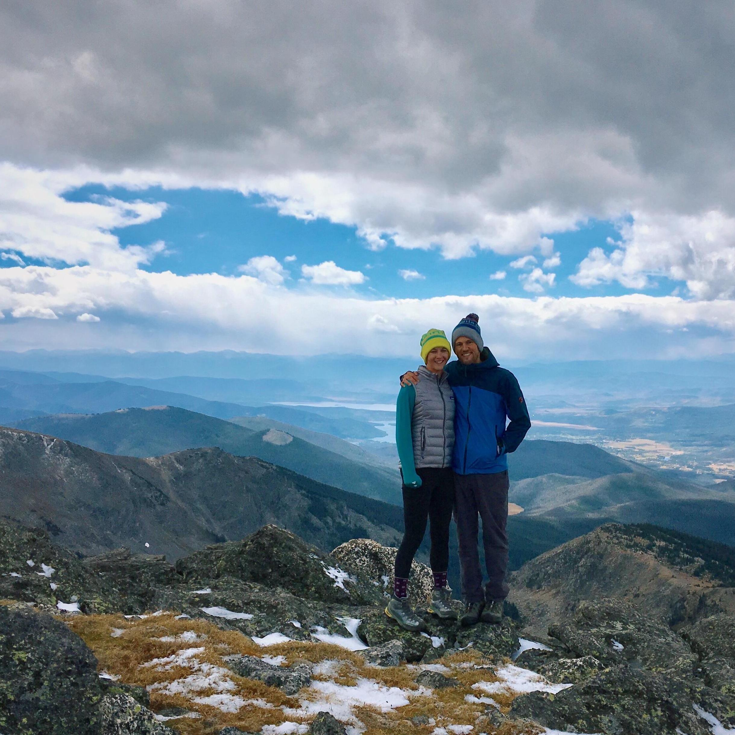 On top of the continental divide.