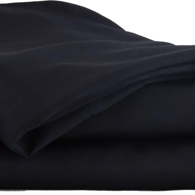 Hotel Sheets Direct Bamboo Bed Sheet Set 100% Viscose from Bamboo Sheet Set (King, Black)