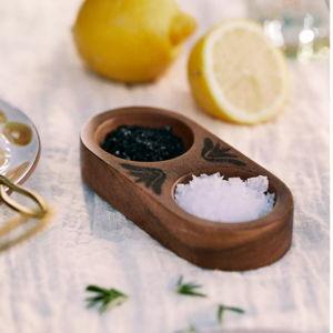 The Mediterranean Dish Wooden Salt & Pepper Dish
