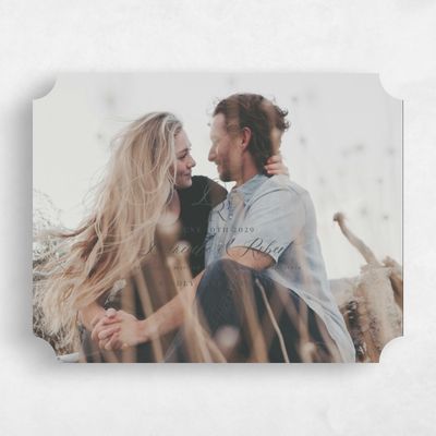 Dark Seaweed, Green Wedding Save the Date - Lisette Photo