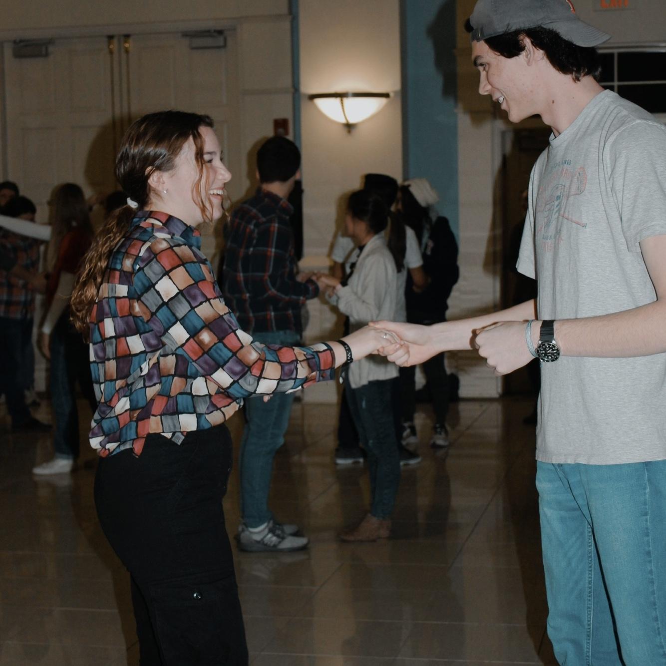 February 2022 - Our first time ever dancing, we had only known each other for a week!