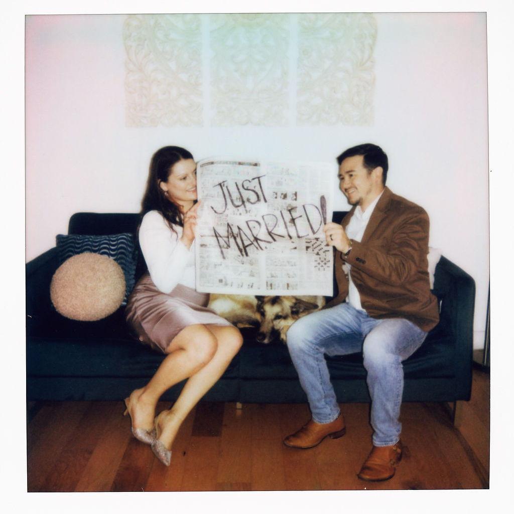 Our official announcement! Thank you for celebrating our love!