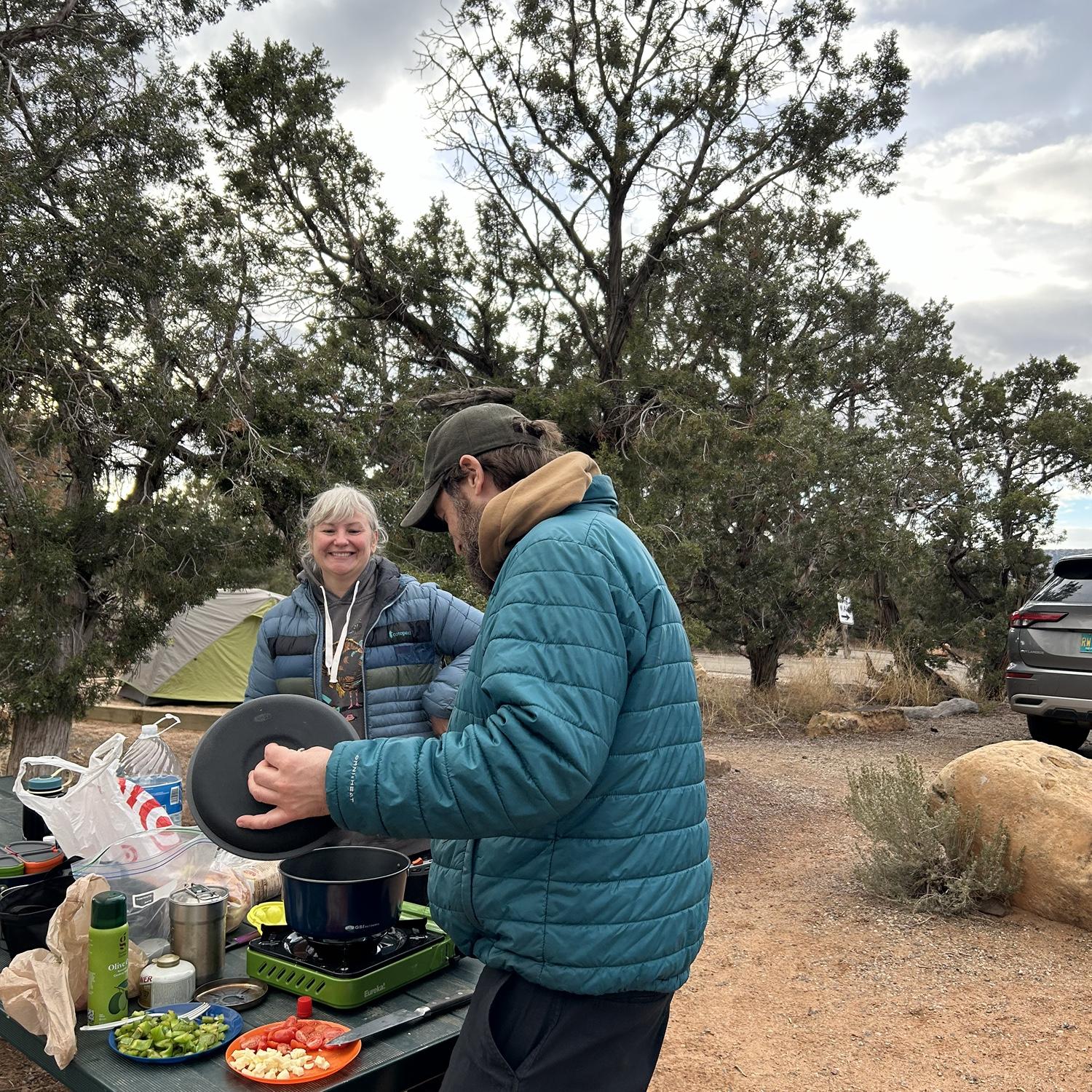 Camping at Natural Bridges NM
