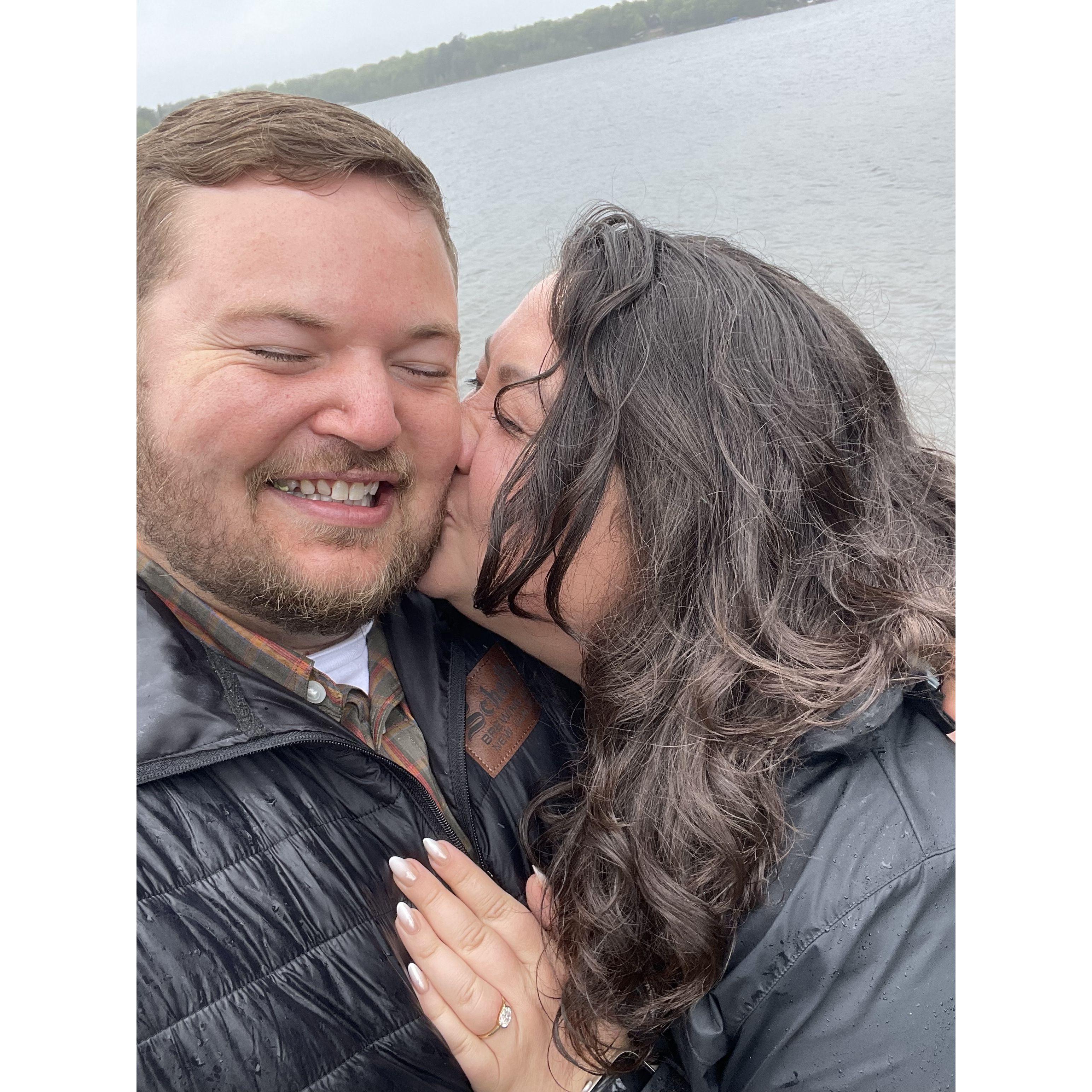 Right after we got engaged!