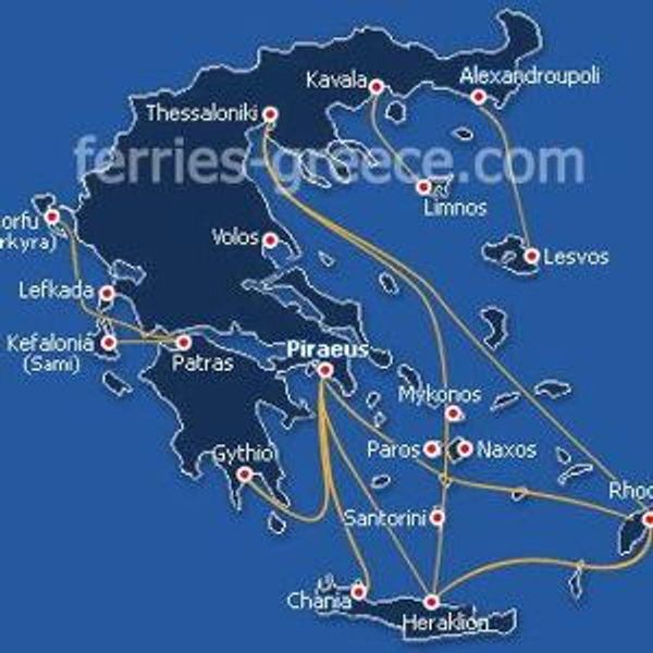 Greece Honeymoon Inter-island transportation