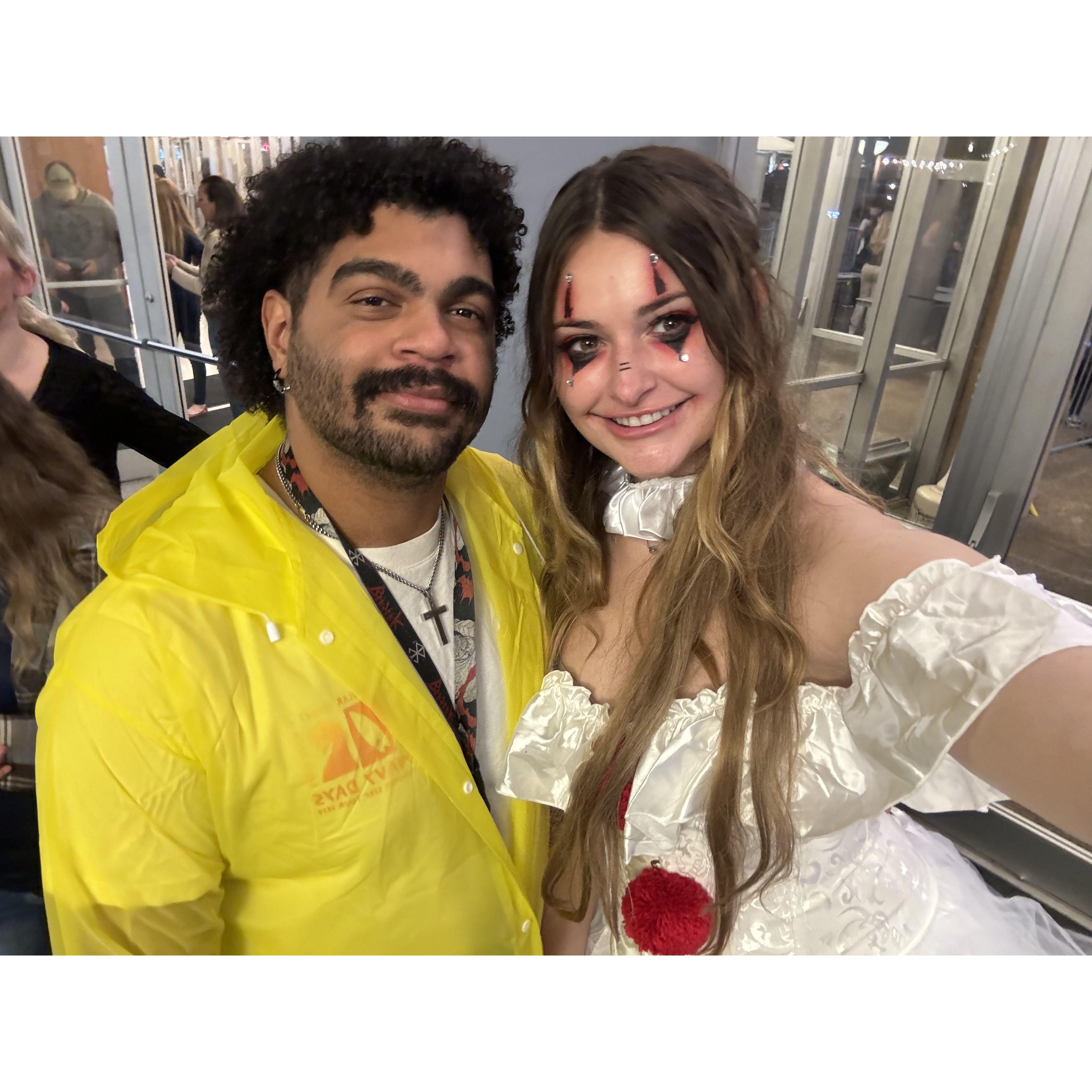 IT the clown and Georgie for Halloween 24'