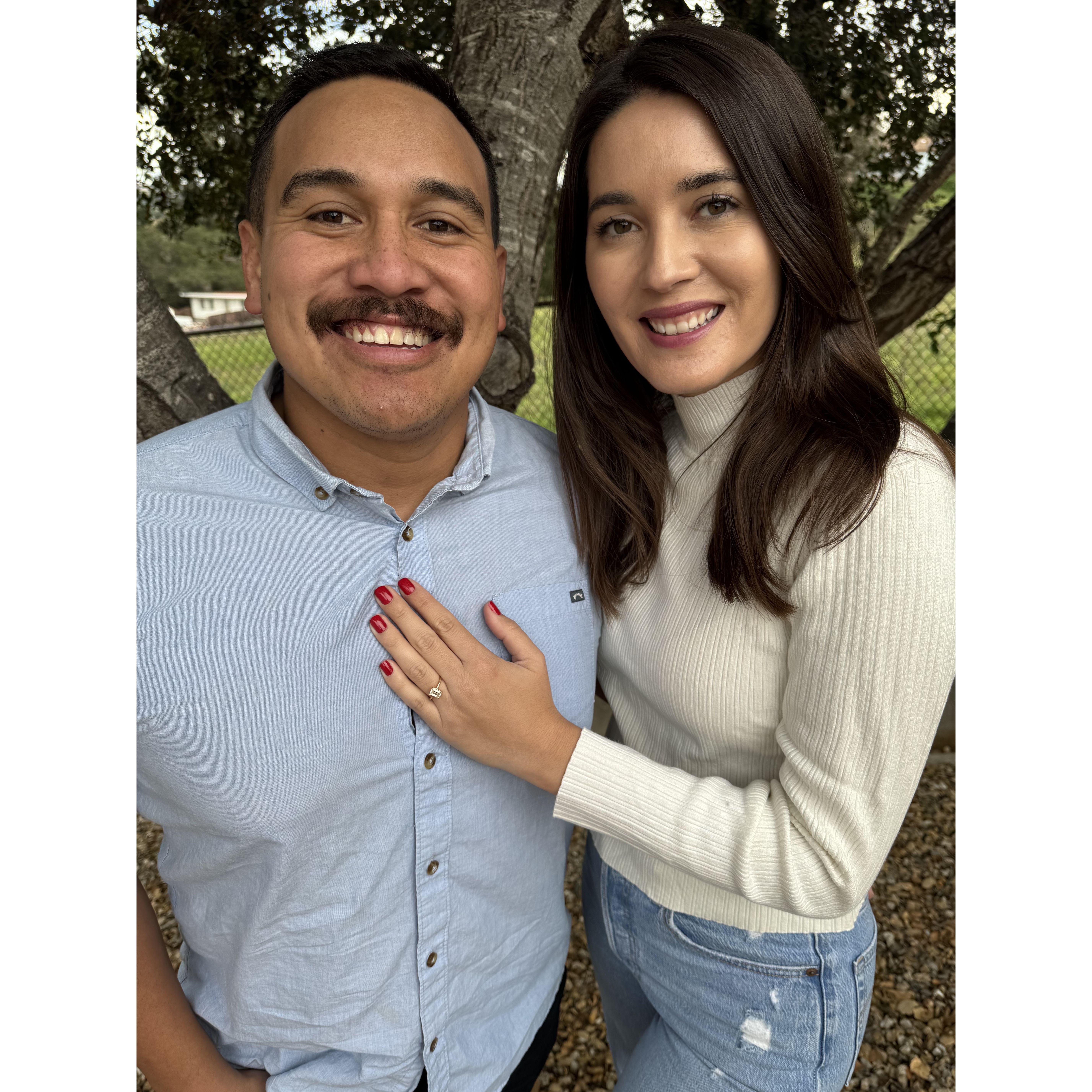 Our first engagement photo 12/25/24