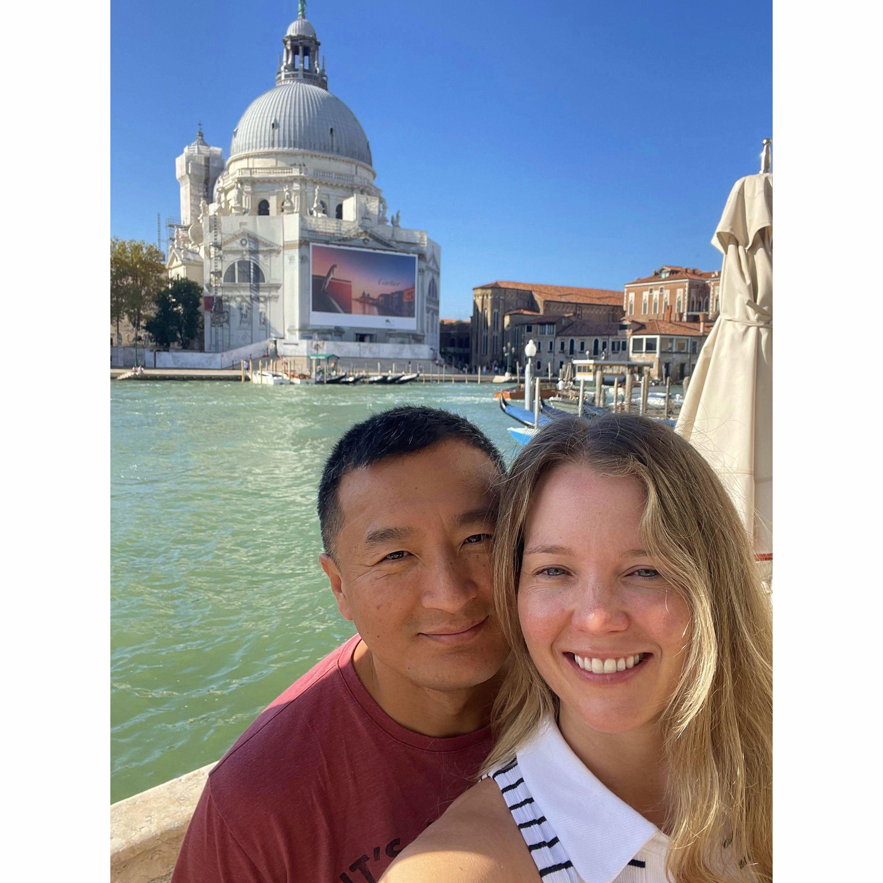 Lovebirds in Venice