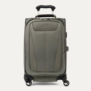 Expandable 21 Inch Carry On Spinner Luggage | Travelpro Maxlite 5 (Slate Green)