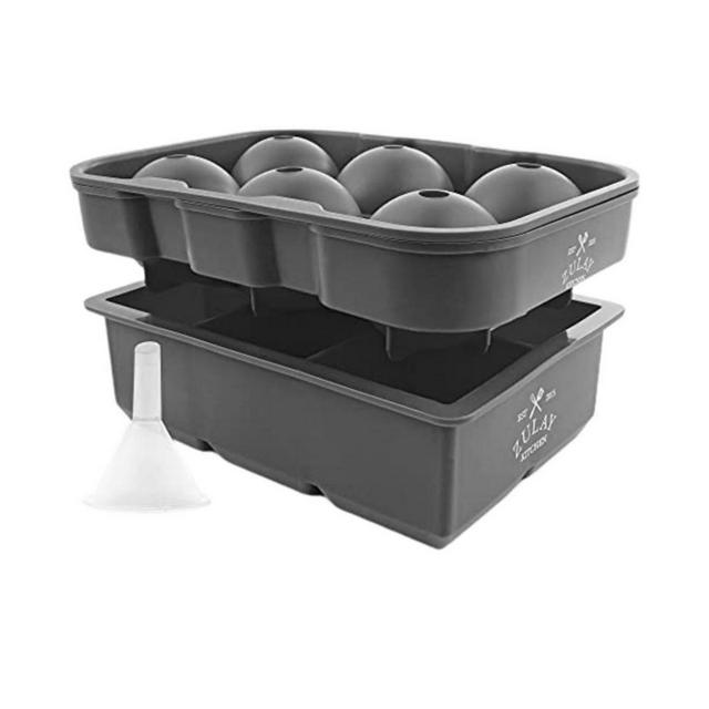 Square Ice Cube Mold and Ice Ball Mold 2-Pc.