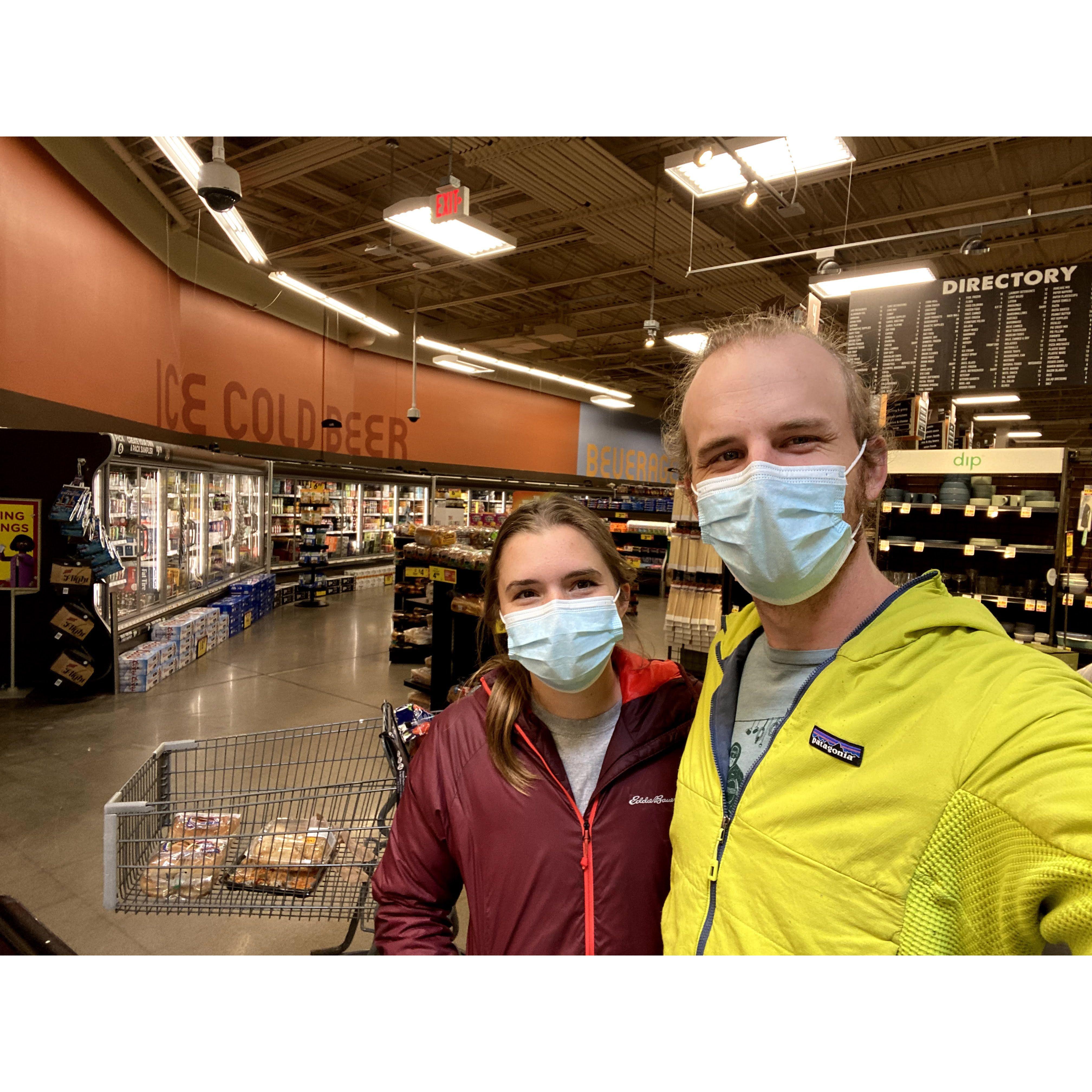 Grocery shopping during the pandemic