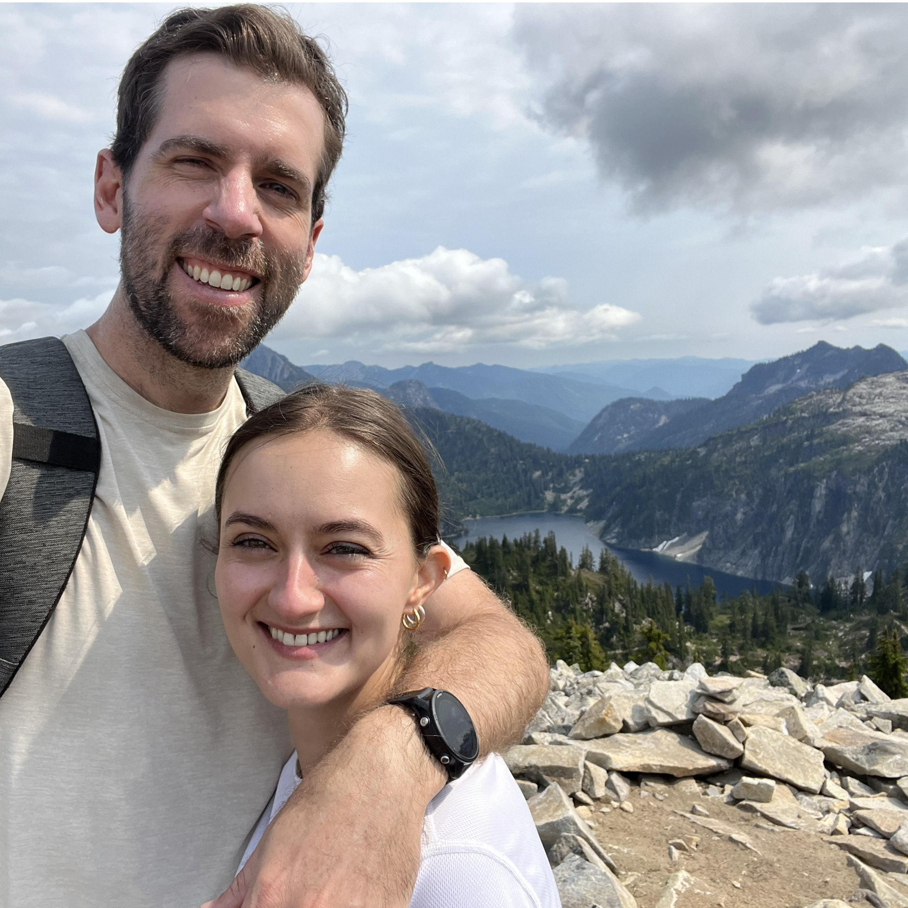 On a hike in Washington