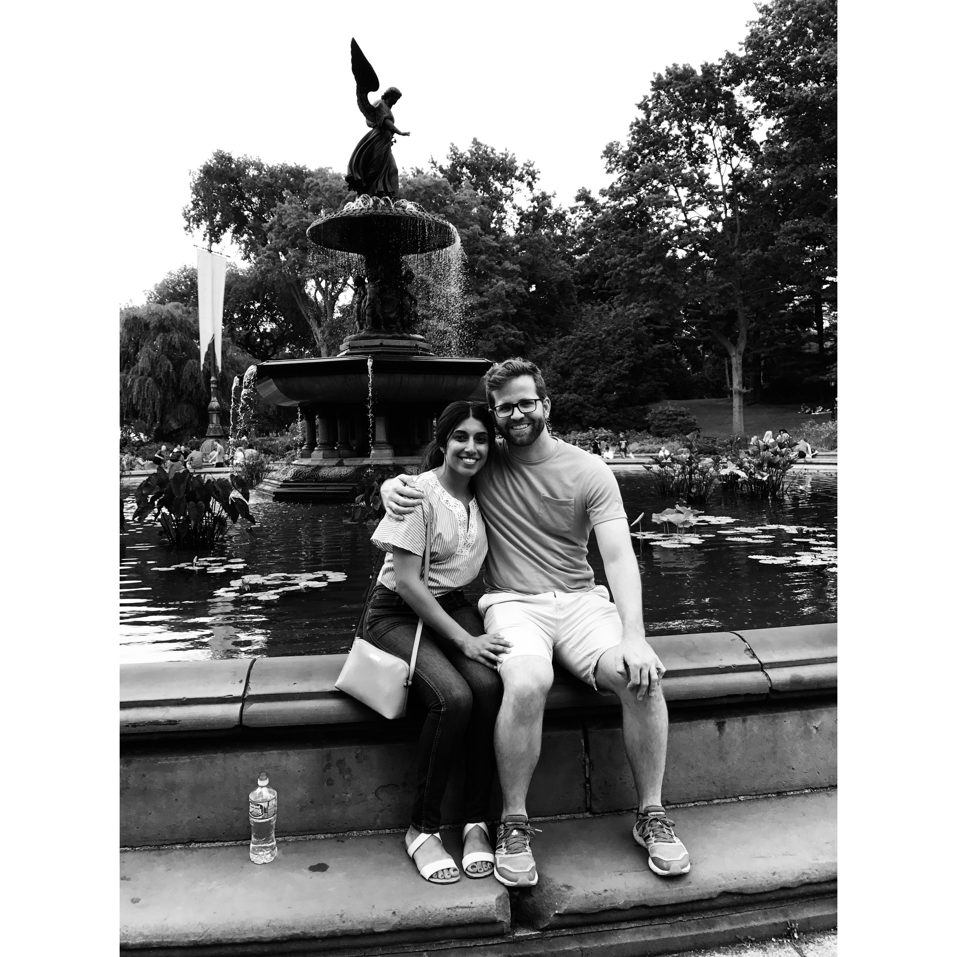 Bethesda fountain.