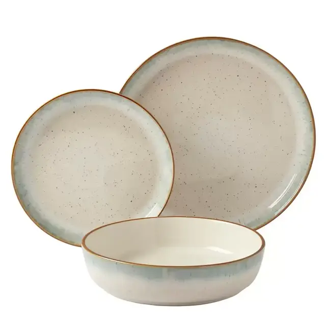Hanover Sea 12-PC Stoneware Dinnerware - Service for 4