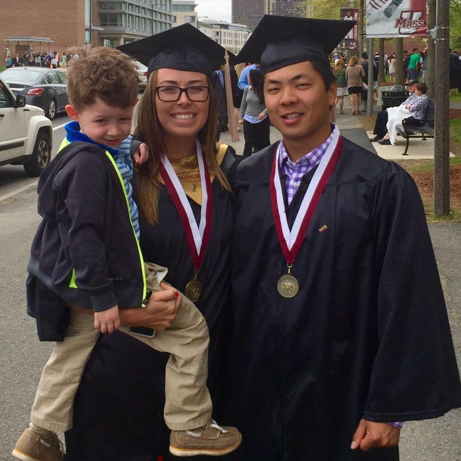 May 2015 - We both graduated from the business school at UMass Amherst!