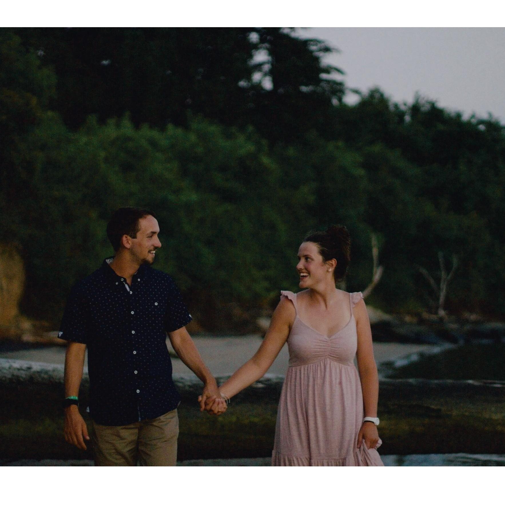 Another photo Jack took of us when we celebrated our relationship a year after our "date". We did all the same things that we originally did that day in Newport News, but this time as a dating couple