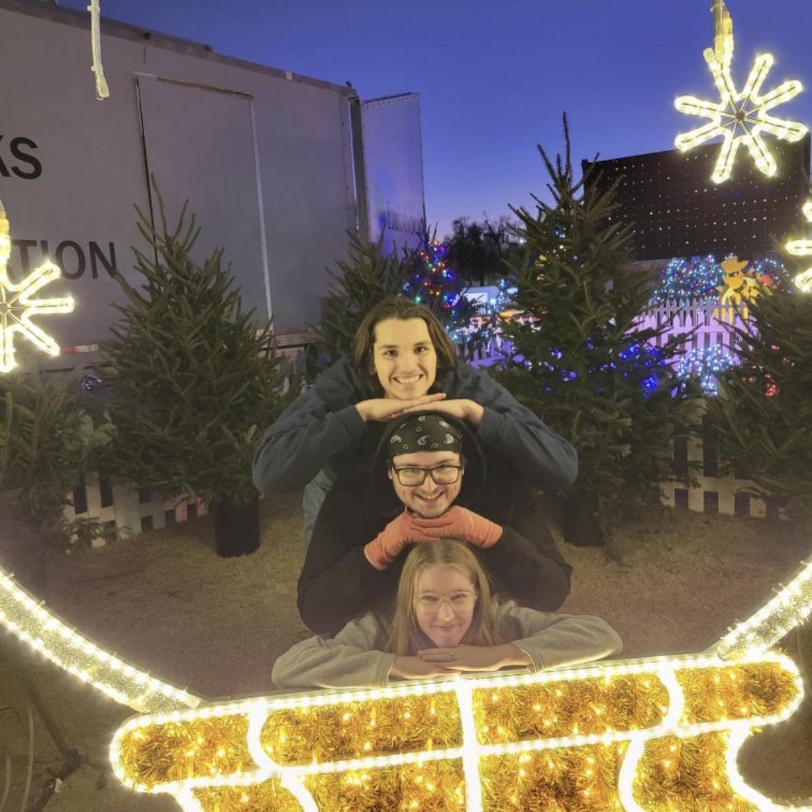 At Santa land!!