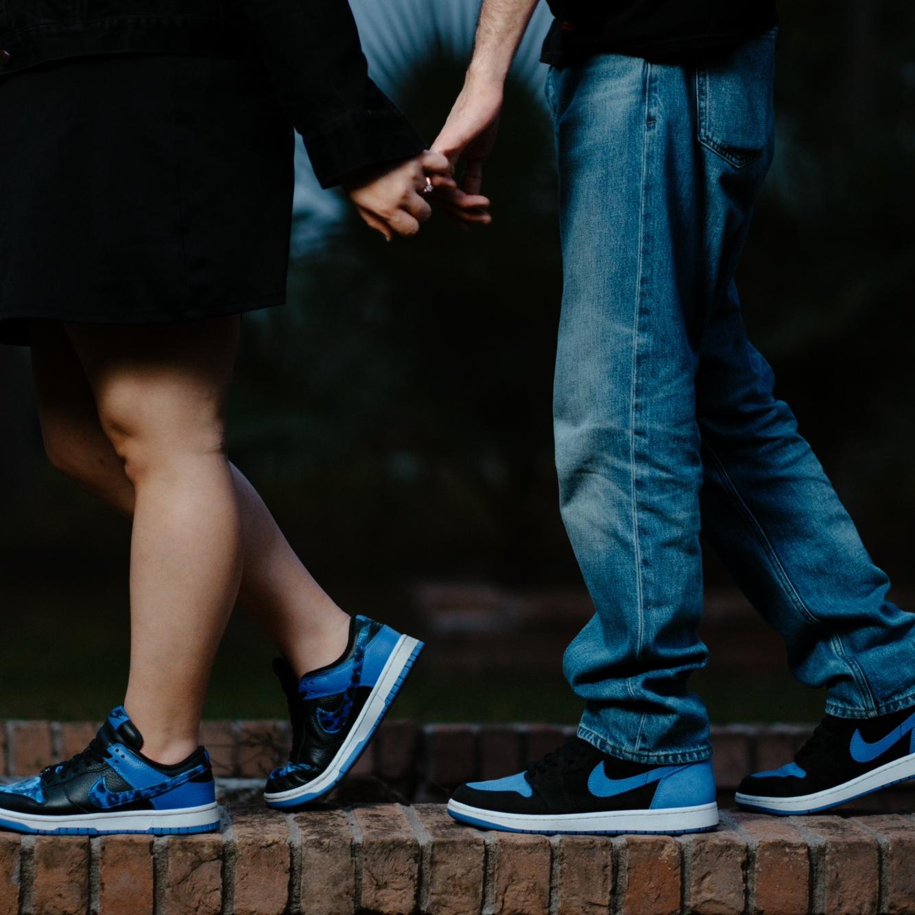 Had to have a lil’ sneaker moment with our coordinating Jordans & dunks 💙