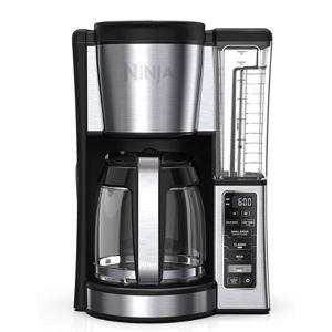Ninja 12-Cup Programmable Coffee Brewer, 2 Brew Styles, Adjustable Warm Plate, 60oz Water Reservoir, Delay Brew - Black/Stainless Steel